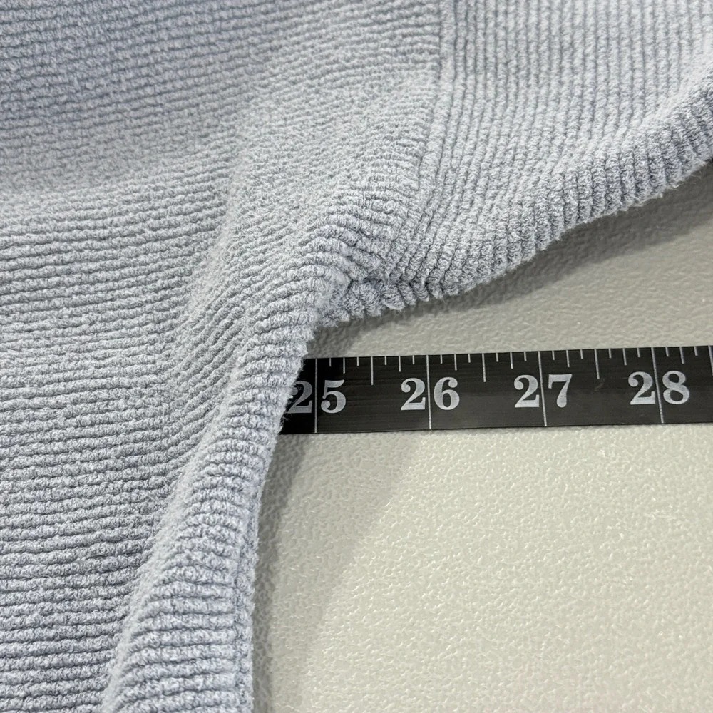 Free People‎ Ottoman Slouchy Tunic Sweater Womens sz XS Chambray Blue OB433937